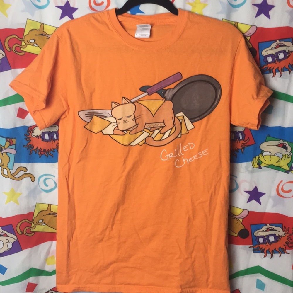 Grilled Cheese Cat Graphic Tee